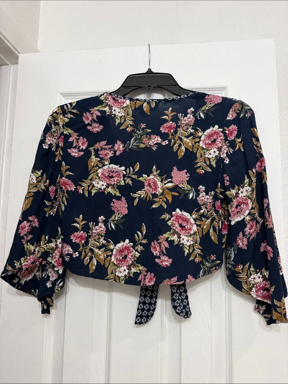 Top/short set - Navy Floral top with matching shorts